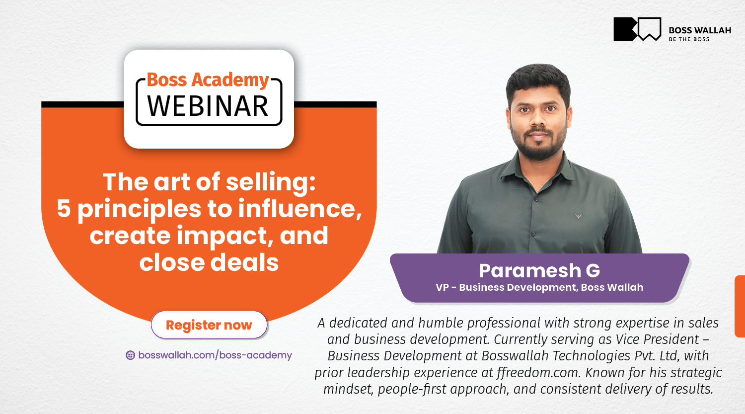 The art of selling: 5 principles to influence, create impact and close deals