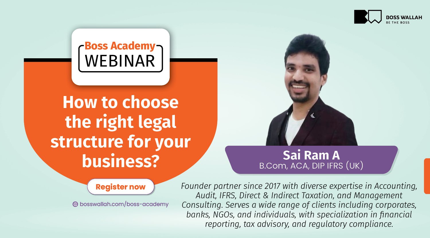 How to choose the right legal structure for your business.