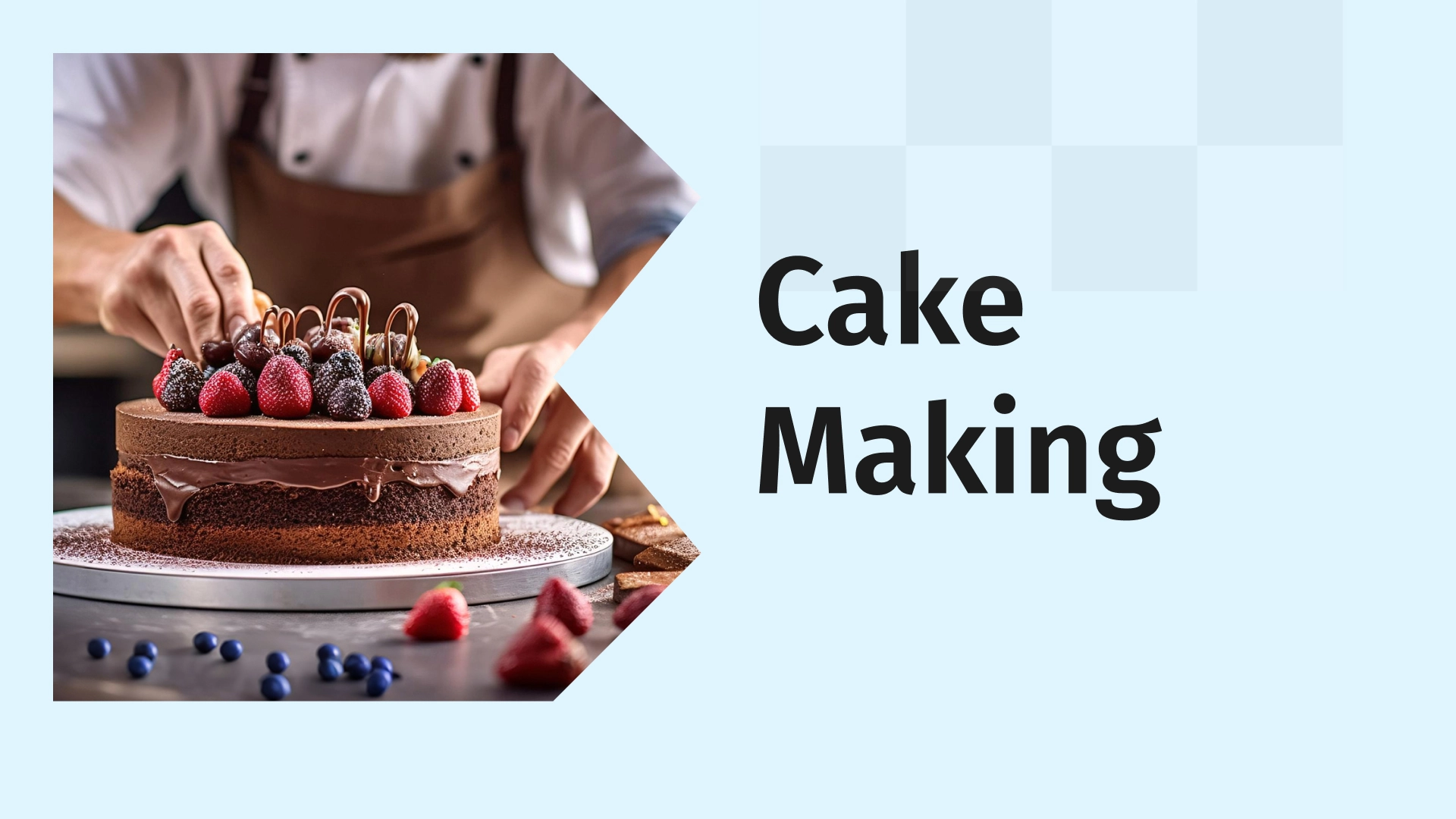 Cake making business video